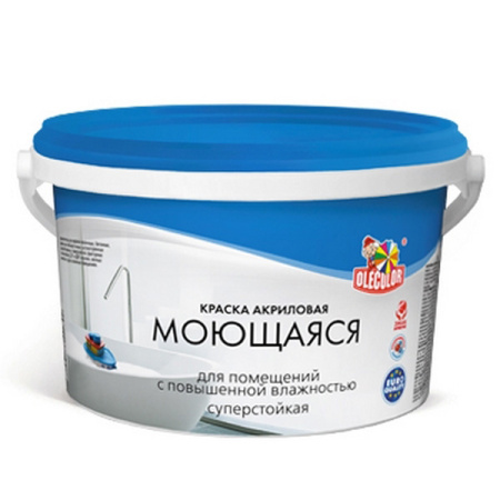 Краска ВД моющаяся база "А" 14кг/8,75л OLECOLOR