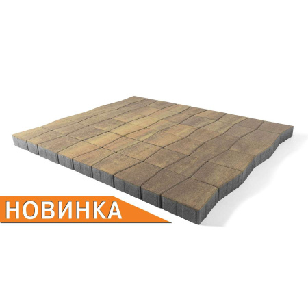 Плитка Старый город Веймар (128/93,145/110,163/128=160*60мм) Прайд кол.микс 13,18/1под/1815кг  Braer