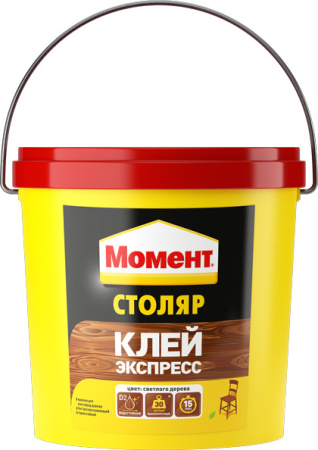 Клей Момент Столяр D2 Экспресс 3кг ведро (6)