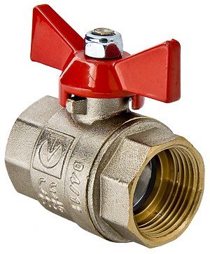 кран шаровый Valtec 3/4"  г/г бабочка
