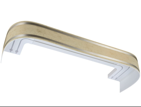 Бленда д/карниза ПВХ 70мм ЛЕ-ГРАНД Лайн Айвори (30м/рул)