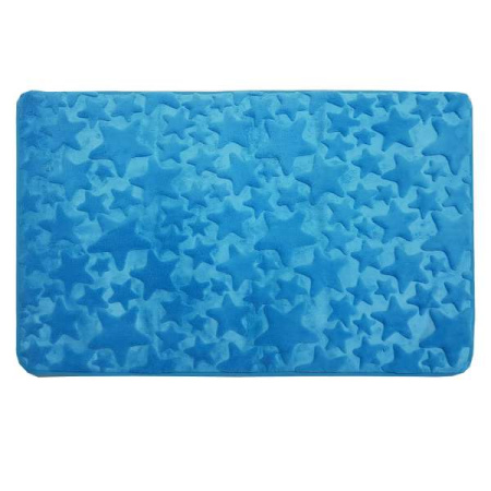 Коврик д/ванны 50х80 Fresh Звезды голубые/7093