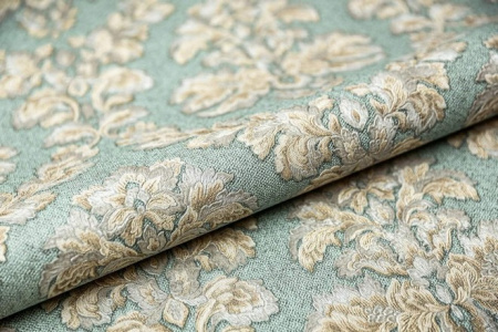 КМ5503 Обои KERAMA MARAZZI  виниловые Палаццо, мотив, зелёный. 1,06х10м (4)