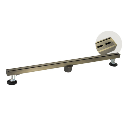 Трап Санакс 40068 нерж сталь 800х32мм вертикальный БРОНЗА