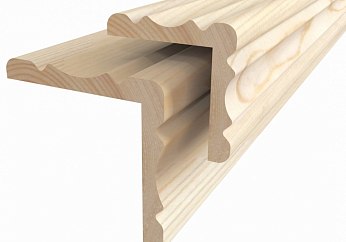 Уголок нар., стык. фигурный 40*25 2.5м 