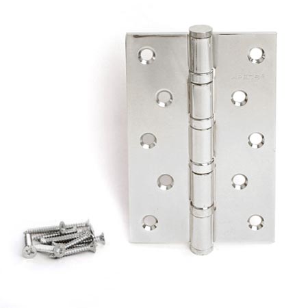 Петля унив. Apecs 120х80 B4-Steel-CRS сатин. хром    