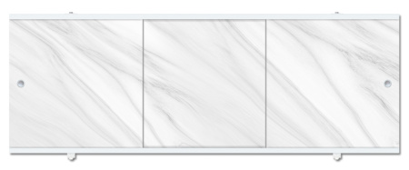 Экран для ванны Premium Collection 1,68 Мятная история/Белый мрамор