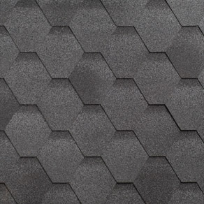 Гибкая черепица ФИНСКАЯ ЧЕРЕПИЦА СОНАТА серый (уп 3 м2)