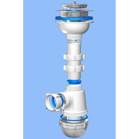 A0150 Сифон д/мойки 3 1/2х40 Ани Грот