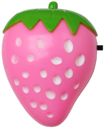 Ночник NL180 Клубника с выкл, 220V Camelion 12536