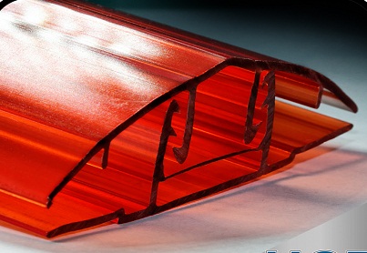 Профиль соединительный разьемный НСР 6-10мм красный 6м (5) Юг-ойл- пласт