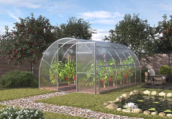 Теплица "Сигма (2021)" 3м*2м*4м оцин. труба шаг 1 м