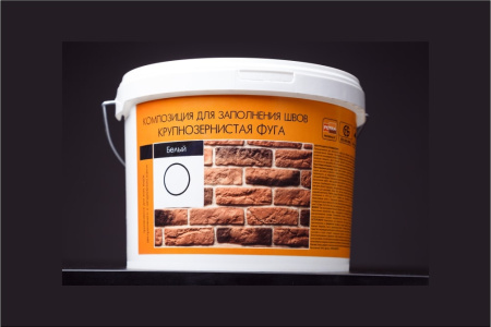 Композиция для заполнения шва (крупнозернистая фуга), белый 5кг PETRA