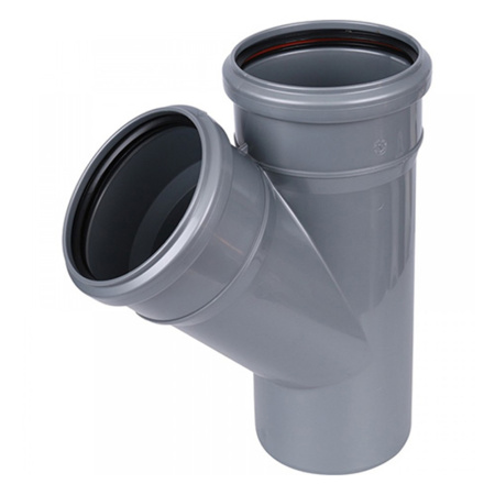 Тройник канализационный  40-40 45 град.TEBO