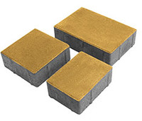 Плиты тротуарные Европа (117*157*60, 157*157*60, 237*157*60) желтая (1 поддон 13,36)  Зенит Черноземье