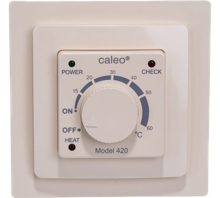 Терморегулятор CALEO 420 с адаптерами (Встраиваемый, 3.5 кВт)б