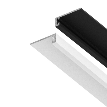 Профиль МП 20 Белый мат.(2м) (6пружинок на 2п.м в компл.) (микроплинтус)