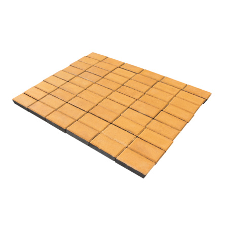 Плиты тротуарные Кирпич 200*100*60 Жёлтый  (14,4м2 ) 1под=2,1т ЯРСТРОЙ