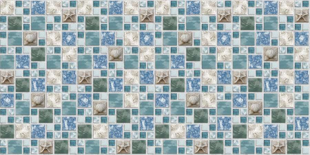 Панели стеновые 960х480х3мм Грейс Мозаика Морской бриз (10шт/уп)*