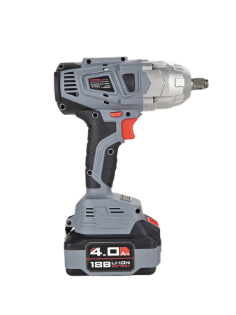 Аккумуляторный гайковерт бесщеточный ударный PrifPower DWDTW-18V (Li-ion-1шт, 4,0Ач,600Нм, з/у, кейс