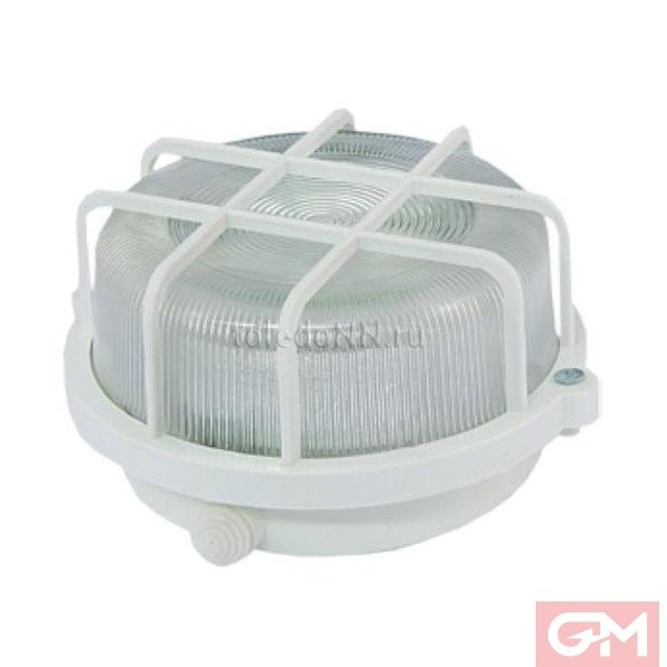 Светильник НПП 03-100-005.04 У3 (корпус и защ.  сетка-квадрат,  белый) IP54 (8) SQ0311-0001