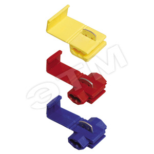 Зажим прокалыв. ответв. ЗПО-1 0,5-1,5кв.мм красный (100) *