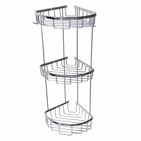 Полочка 75255 САНАКС 22см тройная угловая