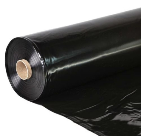 Пленка полиэтиленовая  (ЧЕРНАЯ ) 200мкм  3м*100м (27кг/рул. нетто) ТУ
