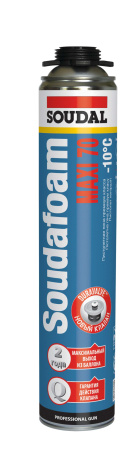 Пена SOUDAL профес. Soudalfoam maxi 70л 870мл ЗИМА (12)