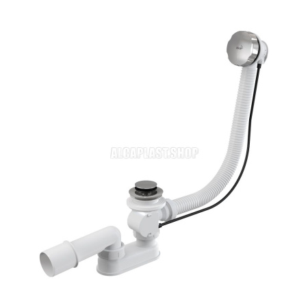 AlcaPlast A55К/AG210125160 Сифон для ванны автомат комплект металл/металл
