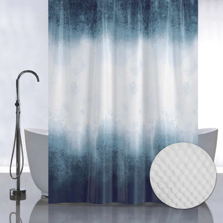 Штора д/ванны Санакс 180х180 Морская волна/05-09