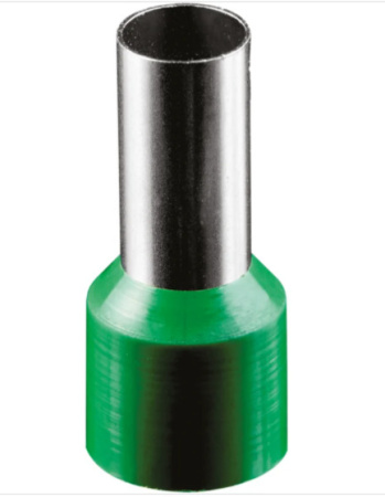Наконечник кабельный НШвИ 16-12 зеленый  (100шт/уп)