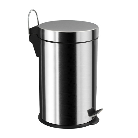 Ведро д/мусора 20л 1120 круглое с педалью и доводчиком крышки