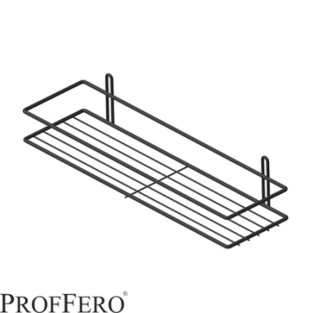 Полка прямая 1 ярус ПП Черный муар П0002023