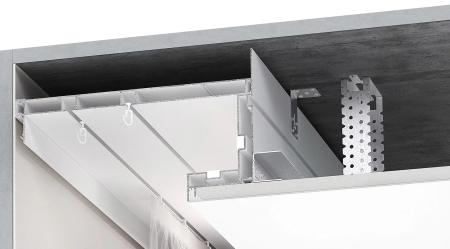 Профиль ТД 1 Белый муар (3,2м) (теневой держатель для М 01)