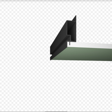 Профиль Б 01 Черный муар (2м) (переход уровня 7 см)