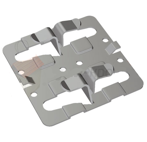 Кляймер рядовой оцинк с дистанциром 1,2 мм Стройпром