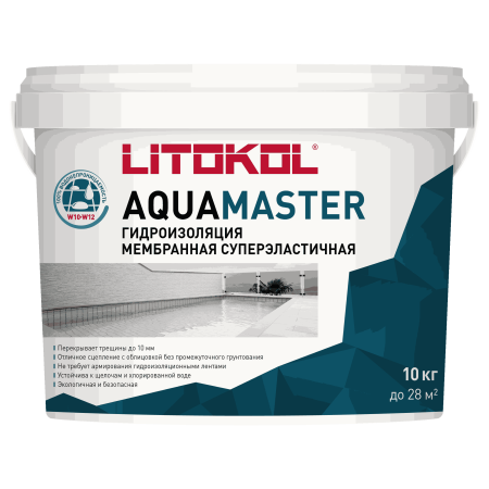 Гидроизоляция AQUAMASTER 10кг Litokol