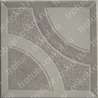 Плитка цем.-песч. Круг 250*250*25 серая  (16шт/м2)