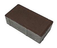 Плиты тротуарные Прямоугольник 100*200*40 коричневая (1 поддон 19,44/1750кг)  Зенит Черноземье