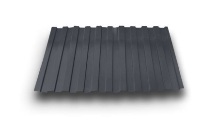 Профнастил С-8 1200/1150 0,45 ПЭ RAL 7024 серый графит 2м 