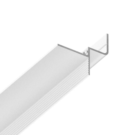 Профиль ТП 129 Белый муар (2м)   (Теневой профиль под Г/К 9,5 )