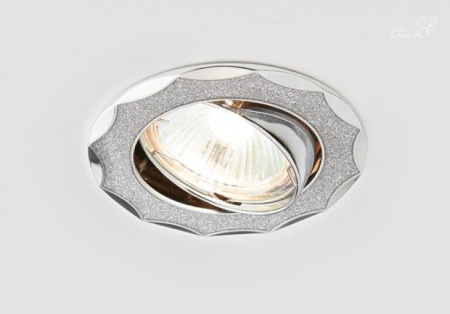 Светильник Ambrella 612A SH/SL серебро блеск/хром MR16 поворотн. /ЭРА DK17**