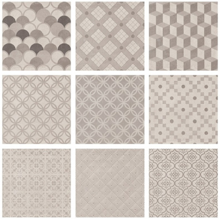 SG1575N(1575T) Кер.гранит Карнаби-стрит орнамент беж 20*20