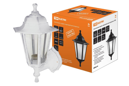 Светильник настен.НБУ 06-60-001 сад.парк. шестигранник  пласт. белый SQ0330-0731 (8)