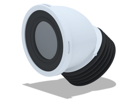 W4228 Труба фановая 100х45° короткая (35)