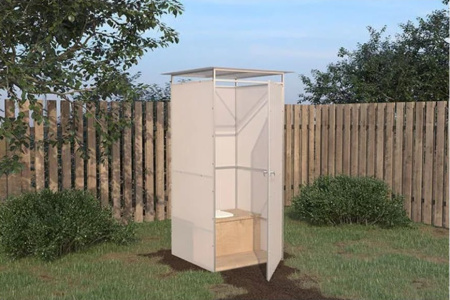 Туалет садовый "Подорожник" 