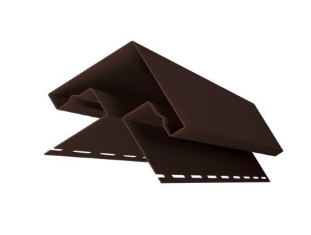 Угол прямой Grand Line Яфасад Премиум акриловый Темный дуб  3м (6шт в уп)