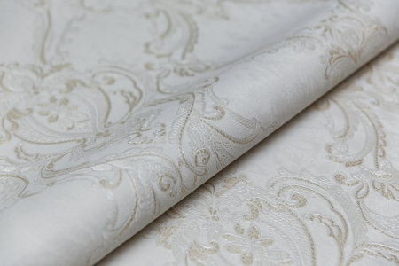 КМ7702 Обои KERAMA MARAZZI  виниловые Ориент мотив, серый светлый 1,06х10м (6)