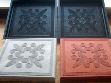 Плитка Гжель 300*300*30  графитовый мрамор (11шт/1м2) УЛЬТРАБЕТОН